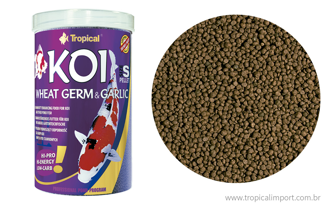 Koi Wheat Germ & Garlic small pellet