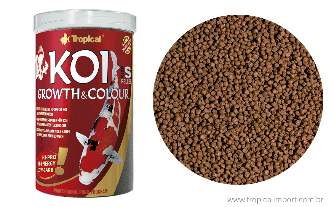 Koi growth & colour pellet S