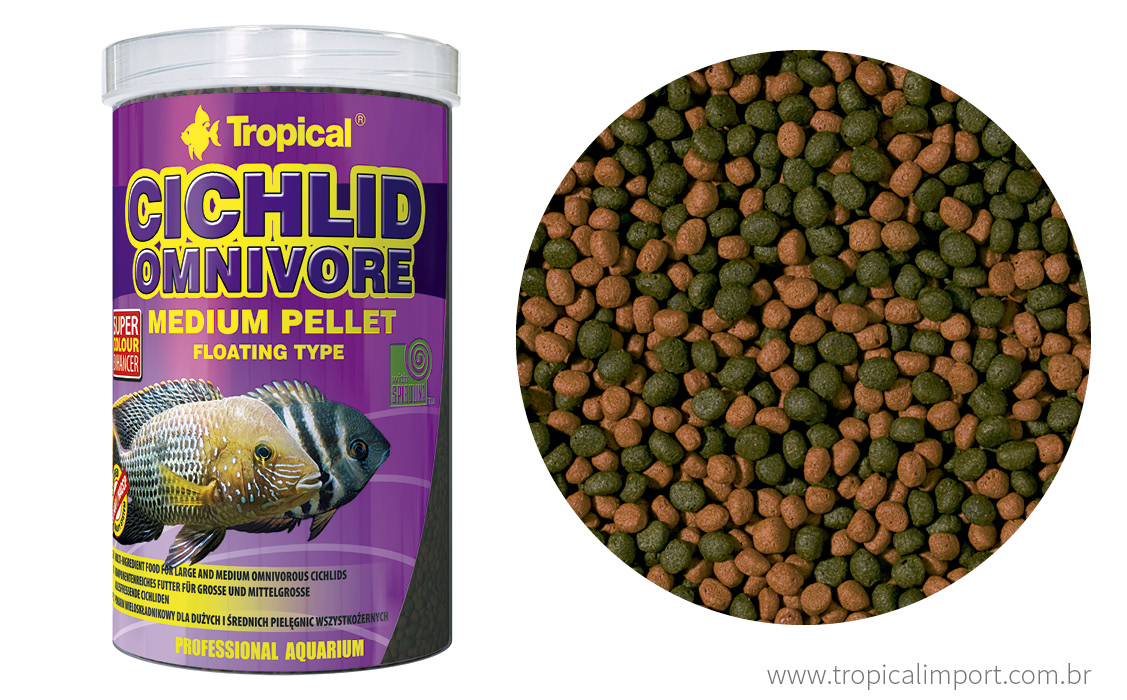 Cichlid Omnivore medium pellet